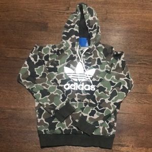 Mens Adidas camouflage hoodie